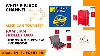 Kamiliant Trolley Bag 78Cm By American Tourister Rs1890. Product Review And Unboxing In Tamil.