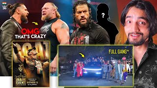 Omg...brock Lesnar, Seth Rollins, Roman Reigns, Full Gang Arrived, Crown Jewel 2025 Match