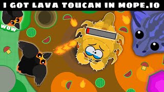 Rare Lava Toucan Kills Scorpion In Mope.io I Got Lava Toucan 2 Times