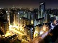 London Skyline and traffic time lapse