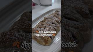 Easy Apple Braided Danish Flaky Puff Pastry Dessert Recipe