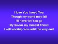 Jesus Lover of My Soul (worship video w/ lyrics)