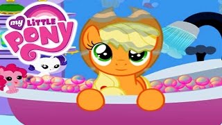 Mlp My Little Pony Applejack Bubble Bath Friendship Is Magic Games For Kids