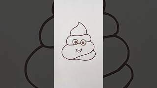 How To Draw The Poop Emoji