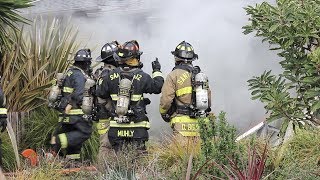 SCFD Firefighters Battling a FIRST ALARM Structure Fire!