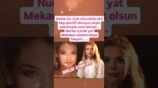 Emi̇ne Ün Çok Mğcadele Etti̇ Hep Pozi̇ti̇f Olmaya Çalişti Umutluydu Ama Olmadi Tanyeli̇