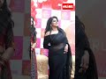 Anna Rajan..black transparent saree..lichi. inauguration 😱 hot look