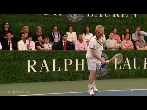 The Ralph Lauren Legends Clinic featuring Boris ベッカー: The Serve