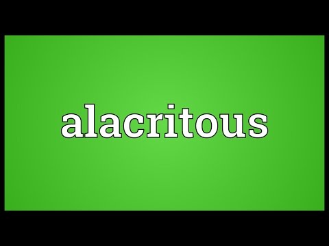 Header of Alacritous
