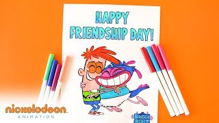 Bunsen Friendship Day Coloring Page Bunsen Is A Beast Nick Animation