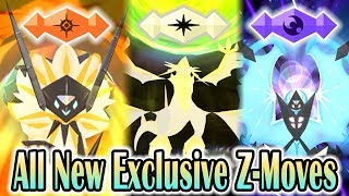 Pokemon Ultra Sun & Ultra Moon - All New Exclusive Z-Moves! (1080p HD Reupload)