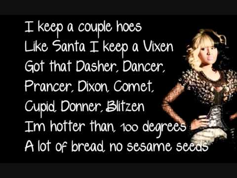 Usher Lil Freak Feat. Nicki Minaj Lyrics Video