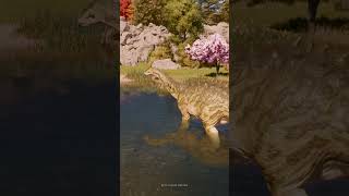Ankylodocus Wading In Deep Water Juric World Evolution 3