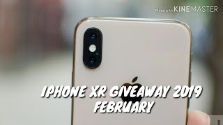 Give Away 2019 February Iphone Xr