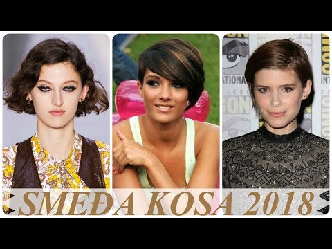 Zenske kratke frizure smeđa boja kose 2018 Zenske kratke frizure smeđa boja kose 2018 #1