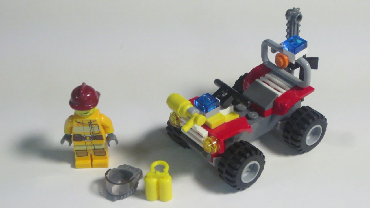 Lego City 4427 Fire ATV Review - YouTube