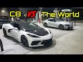 C8 vs世界! 新款C8克尔维特开始街头赛车! | Supra，地狱猫，M4, C6， & 更多的! |