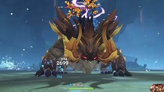 Zhongli Solo Against Azdaha