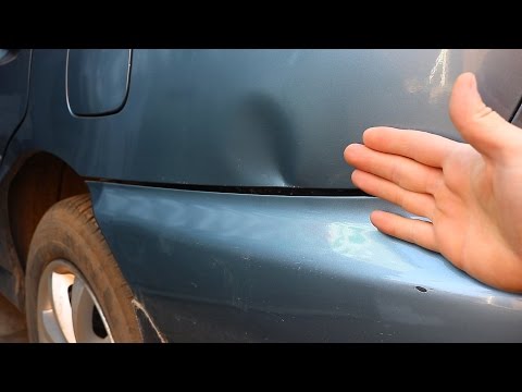 нет как самому выправить залом двери авто использовать (на что