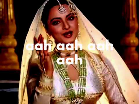 In Aankhon Ki Masti Ke Mastane Hazaron Hai-karaoke & lyrics-...