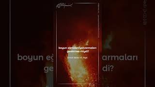 Azabımız Onlara Geldiği Zaman Boyun Eğmeleriyalvarmaları Gerekmez Miydi? ... Enam Sûresi 43. Ayet
