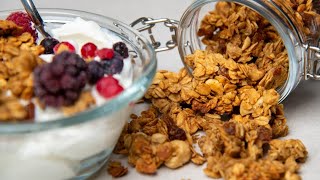 Granola Tarifi Evde Granola Nasıl Yapılır? Tahin & Pekmez Ile