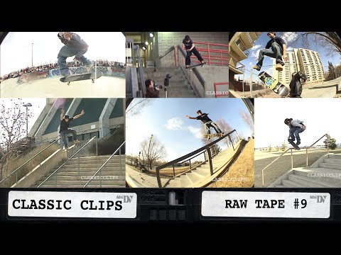 Raw Skateboarding Mini DV Tape #9 Classic Clips World Industries Roadtrip