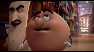 Sausage Party - Frank And Brenda Meet Sammy And Lavash