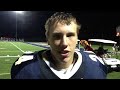 St. John's Jesuit Football: Collin Korte Fremont Ross postgame