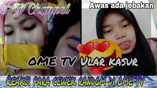 Prank reaksi para cewek cantik ular kasur Ome Tv- OME TV Indonesia