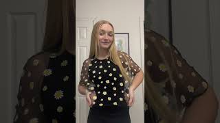Sheer Daisy Summer Top