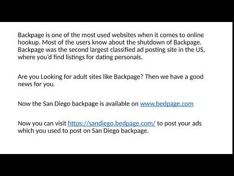 Backpage San Diego Reviews Backpage San Diego Reviews