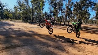 2009 Crf 450 Vs 2016 Klx 450