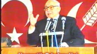 No156A Prof. Dr. Necmetti̇n Erbakan, Basın Toplantısı, Rp Dönemi, 13 Haziran 1991, 1.Cd