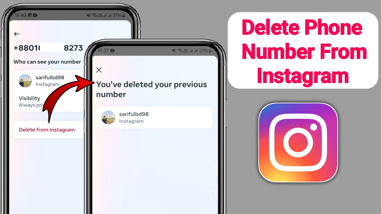 How To Remove / Delete Phone Number From Instagram How To Remove / Delete Phone Number From Instagram