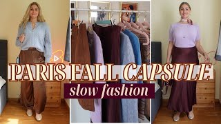 Parisian Style Try On Haul Fall 25 With Only Slow Fashion Brands
