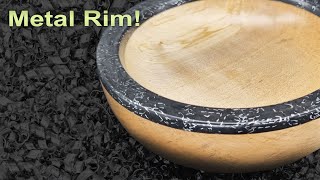 Easy Woodturning Project - Resin Edge Not A Resin Inlay With Milliput