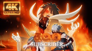 Obito Vs Kakashi Amv Trap Royalty - Very Cool Tutorial Naruto 4K Amvedit