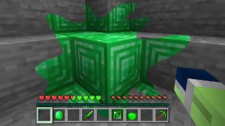 Minecraft Ama Dokunduğum Her Şey Zümrüte Dönüşüyor