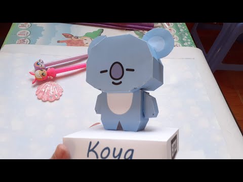Làm mô hình BT21 3d Koya