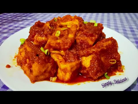 Simple and delicious Balado tofu recipe