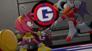 Amy Vs. Rouge Combat Training Sonic Sfm Fight Animation 4Khd