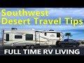 Southwest Desert RV Travel Tips | Arizona Sonoran Desert