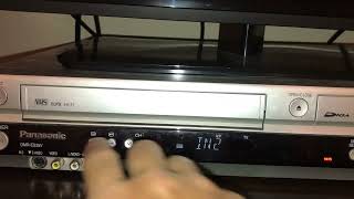 Demonstration On My Panasonic Vcrdvd Combo On My Sword In The Stone 1987 Vhs Version