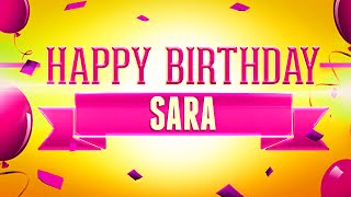 Happy Birthday Sara