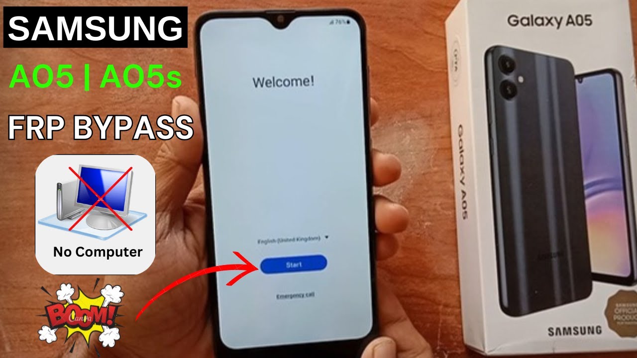 Samsung A05, A05s FRP Bypass /Unlock Android 13/14 Samsung A05, A05s FRP Bypass /Unlock Android 13/14