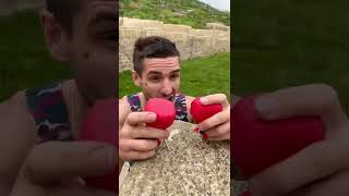 Man Laughing At Spiderman And Deadpool