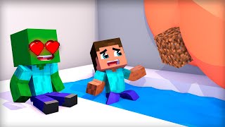 Alex didn't see Steve and Zombie and Despair - minecraft animation