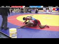 Schultz MFS 74 KG Semifinal: Jordan Burroughs (Sunkist Kids) vs. Tyler Caldwell (Sunkist Kids)