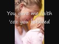 Because You Loved Me, Celine Dion (with Lyrics) - Dedication to Mothers